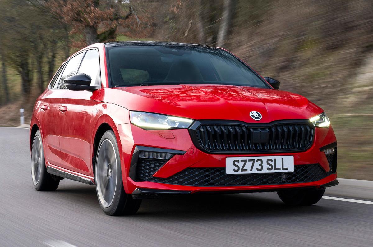 Skoda Scala front driving