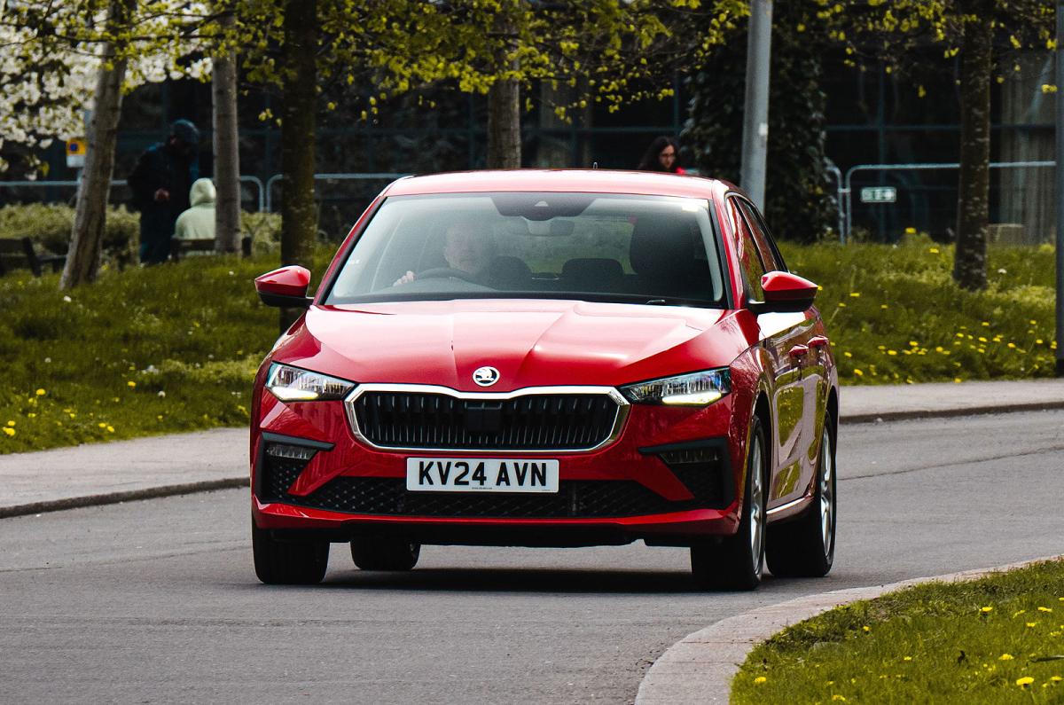 Skoda Scala front driving