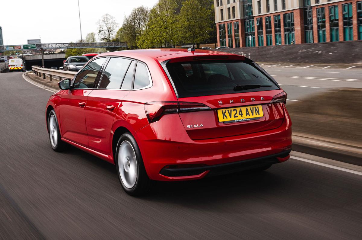 Skoda Scala rear left driving