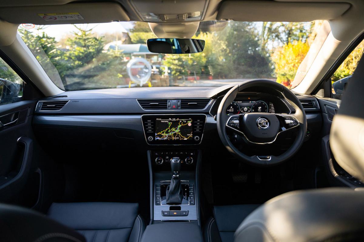 Skoda Superb Estate interior dashboard