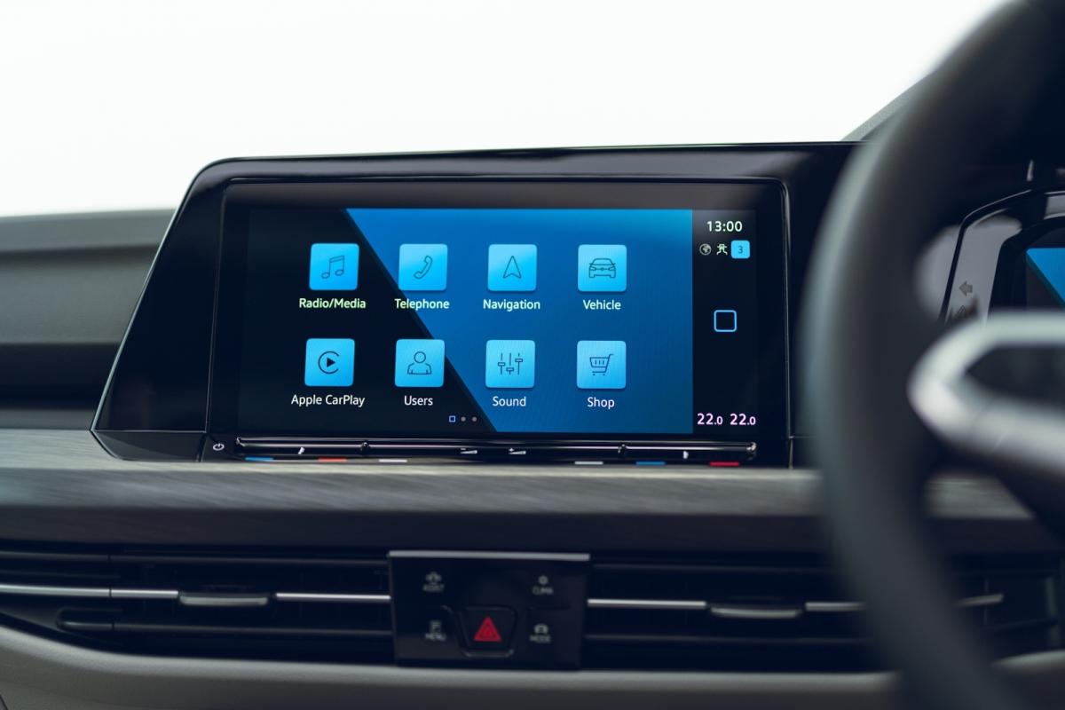 Volkswagen Golf Alltrack 2021 interior infotainment