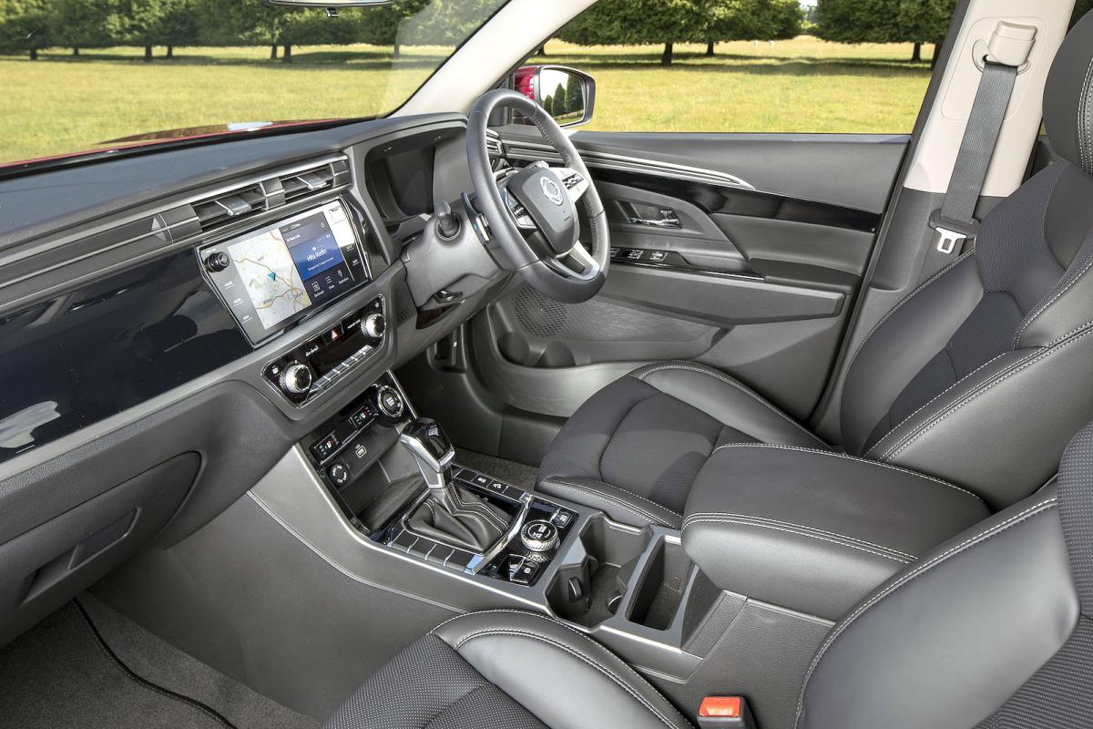 Ssangyong Korando interior dashboard