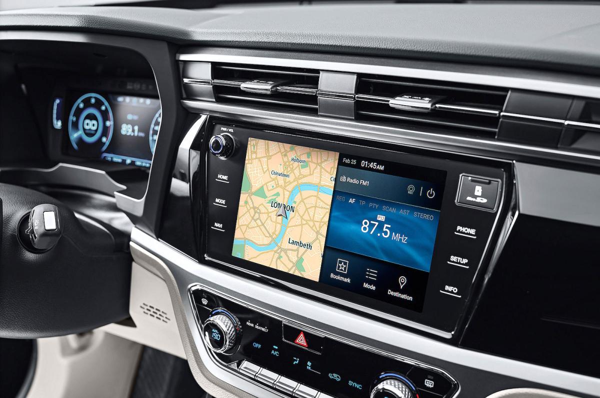 Ssangyong Korando interior infotainment