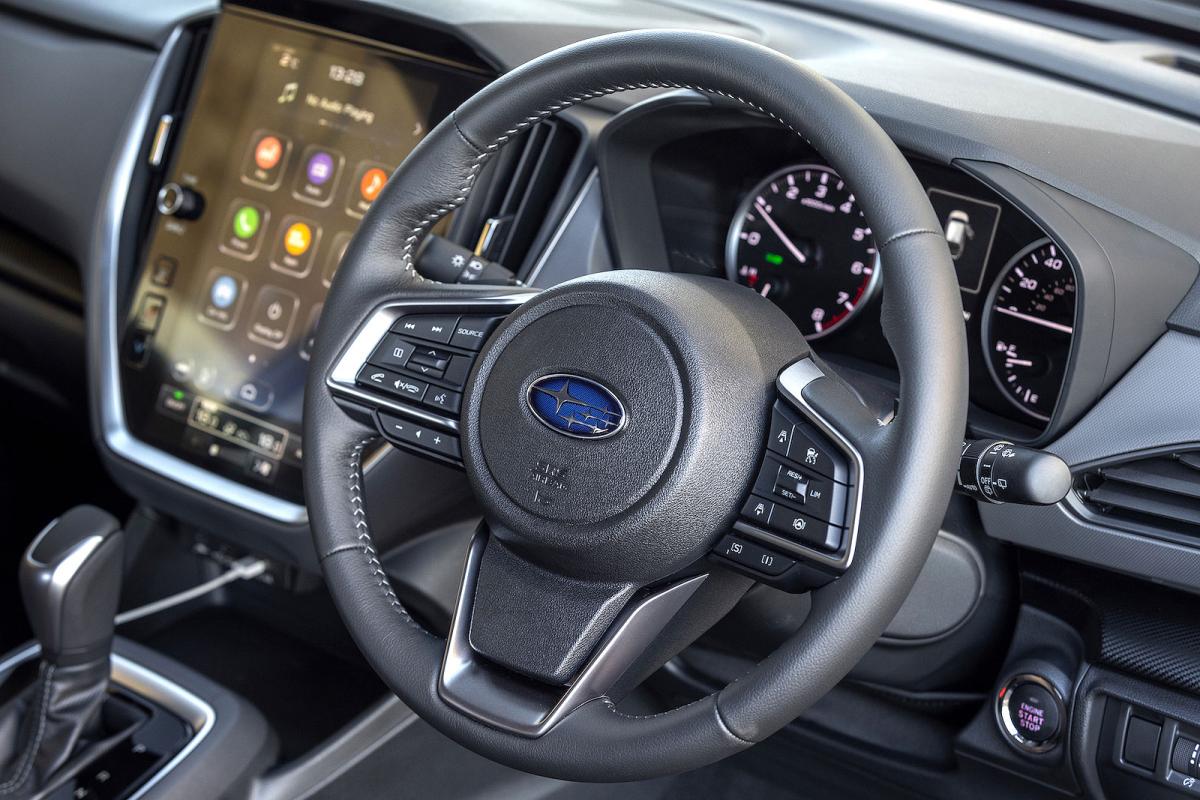 Subaru Crosstrek steering wheel