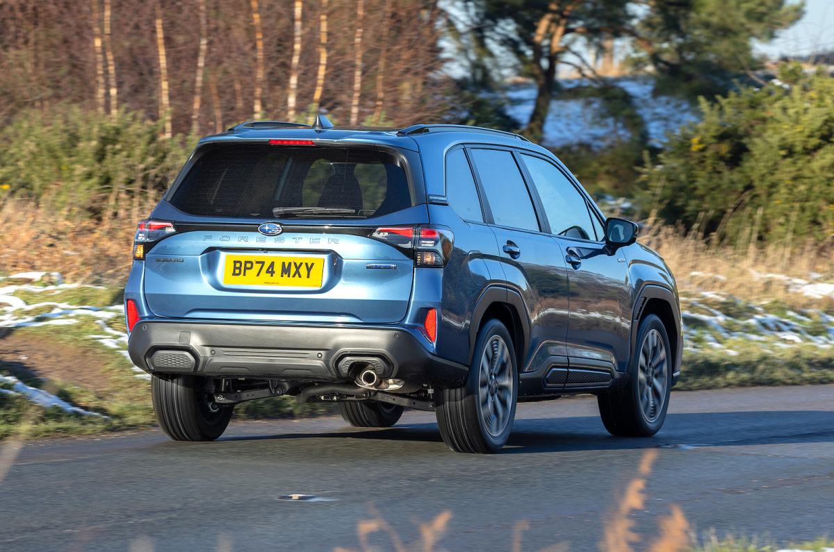 Subaru Forester rear right driving