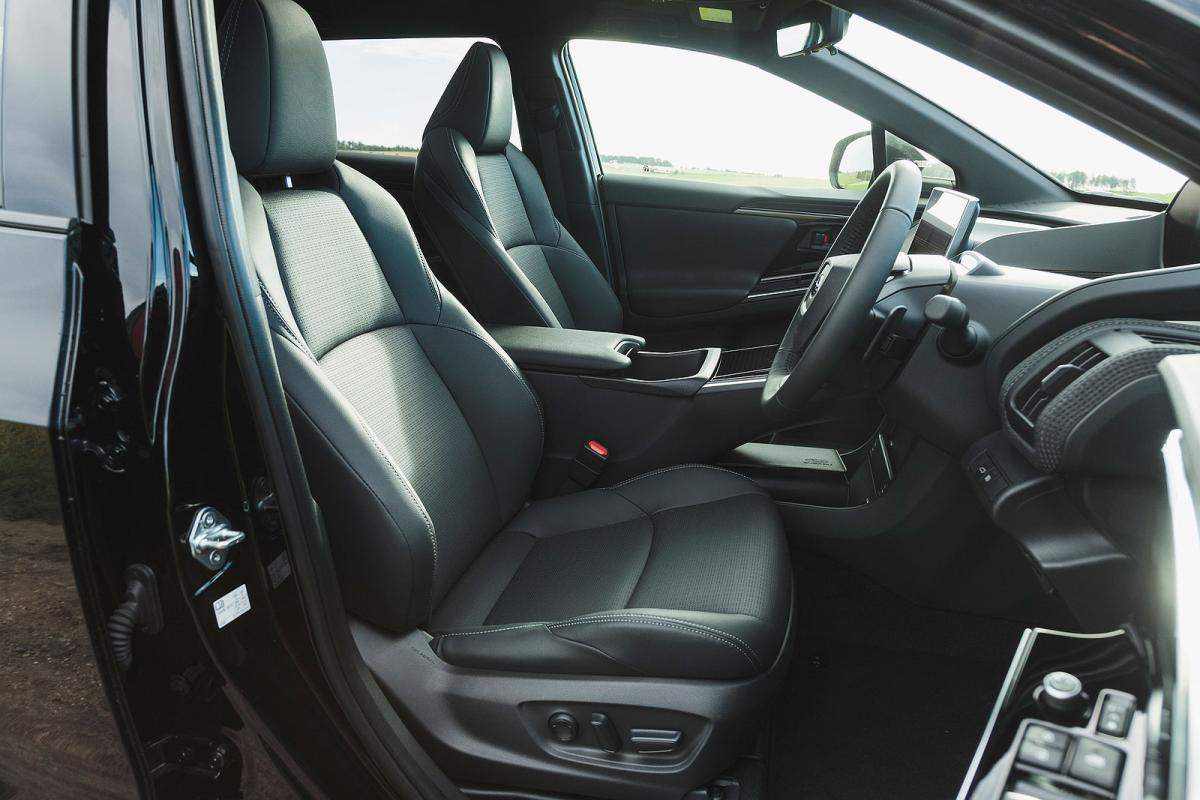 Subaru Solterra interior front seats