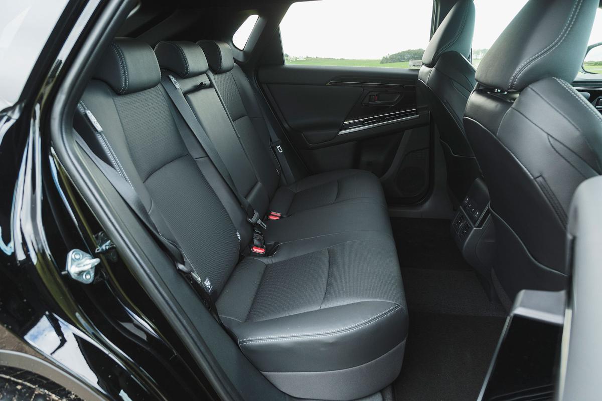 Subaru Solterra interior back seats