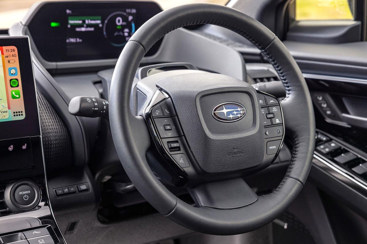 Subaru Solterra steering wheel