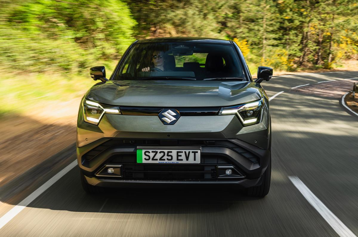Suzuki eVitara driving front