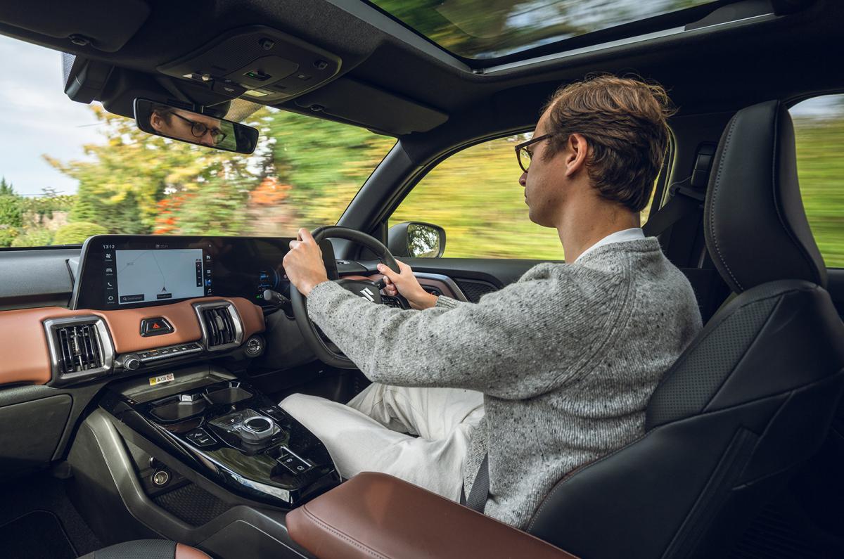 George Hill driving Suzuki e Vitara