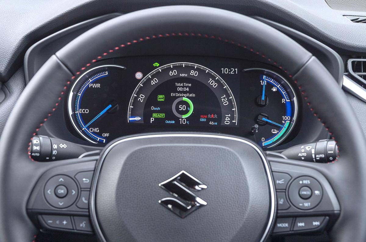 Suzuki Across digital driver's display