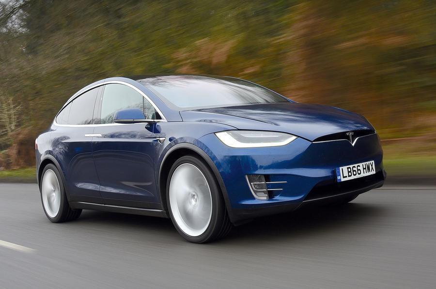 Used Tesla Model X 2016-present front driving