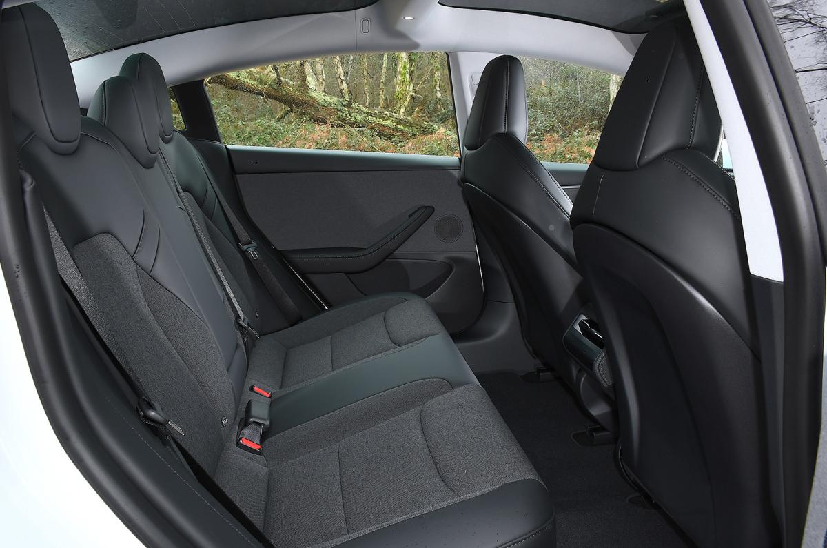 Tesla Model 3 rear seats