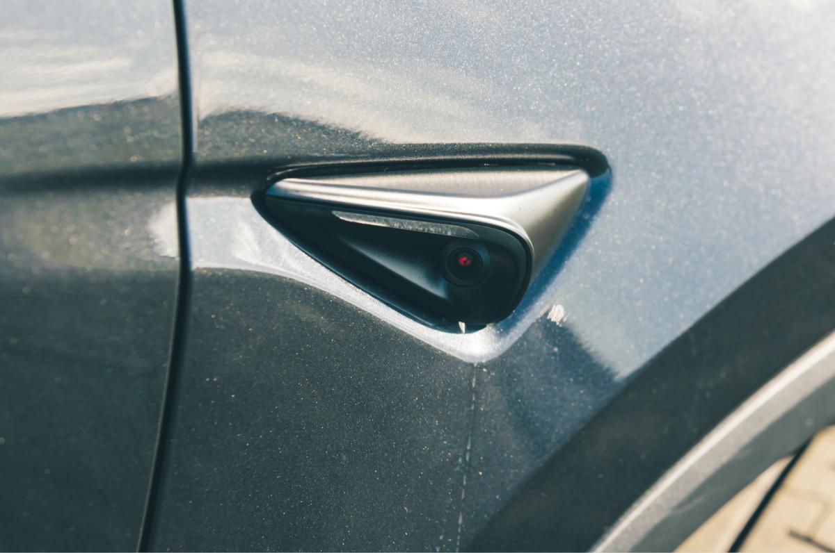 Tesla Model Y camera detail
