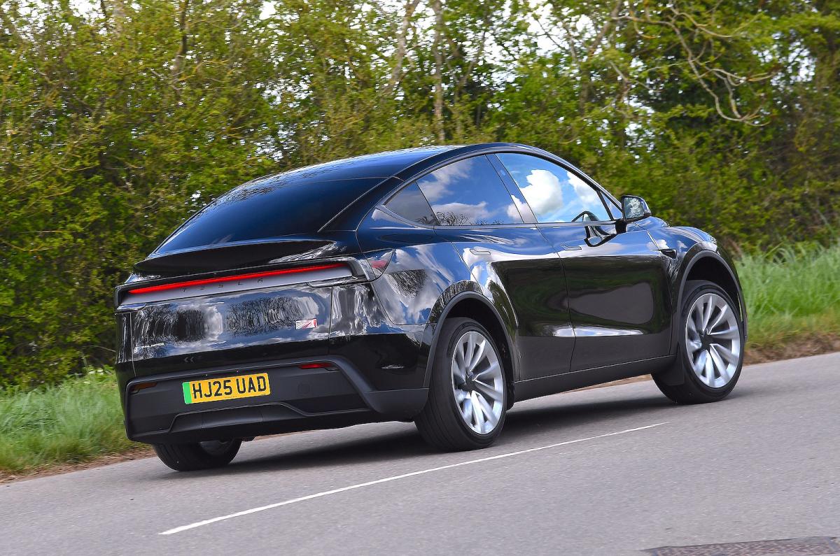 Tesla Model Y rear cornering