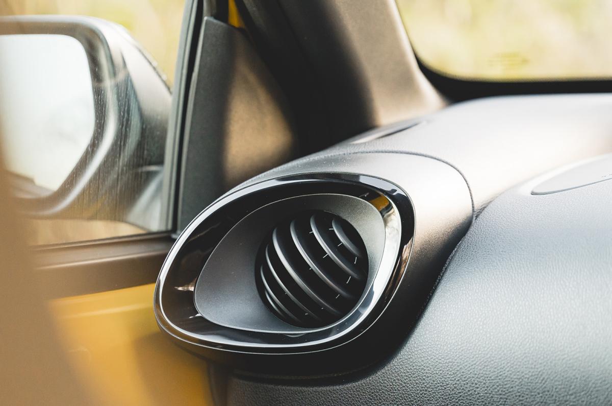 Toyota Aygo X Hybrid air vent detail