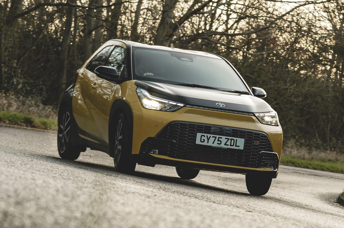 Toyota Aygo X Hybrid driving