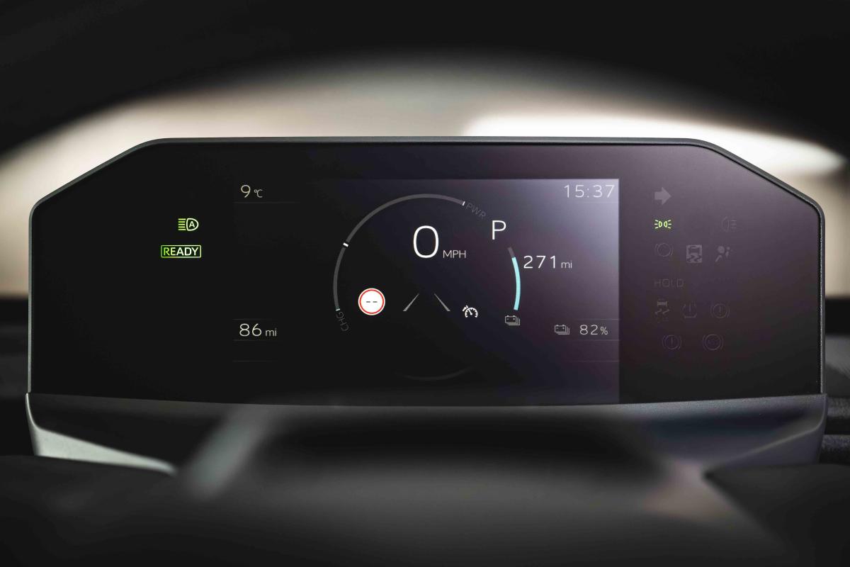 Toyota bZ4X interior details