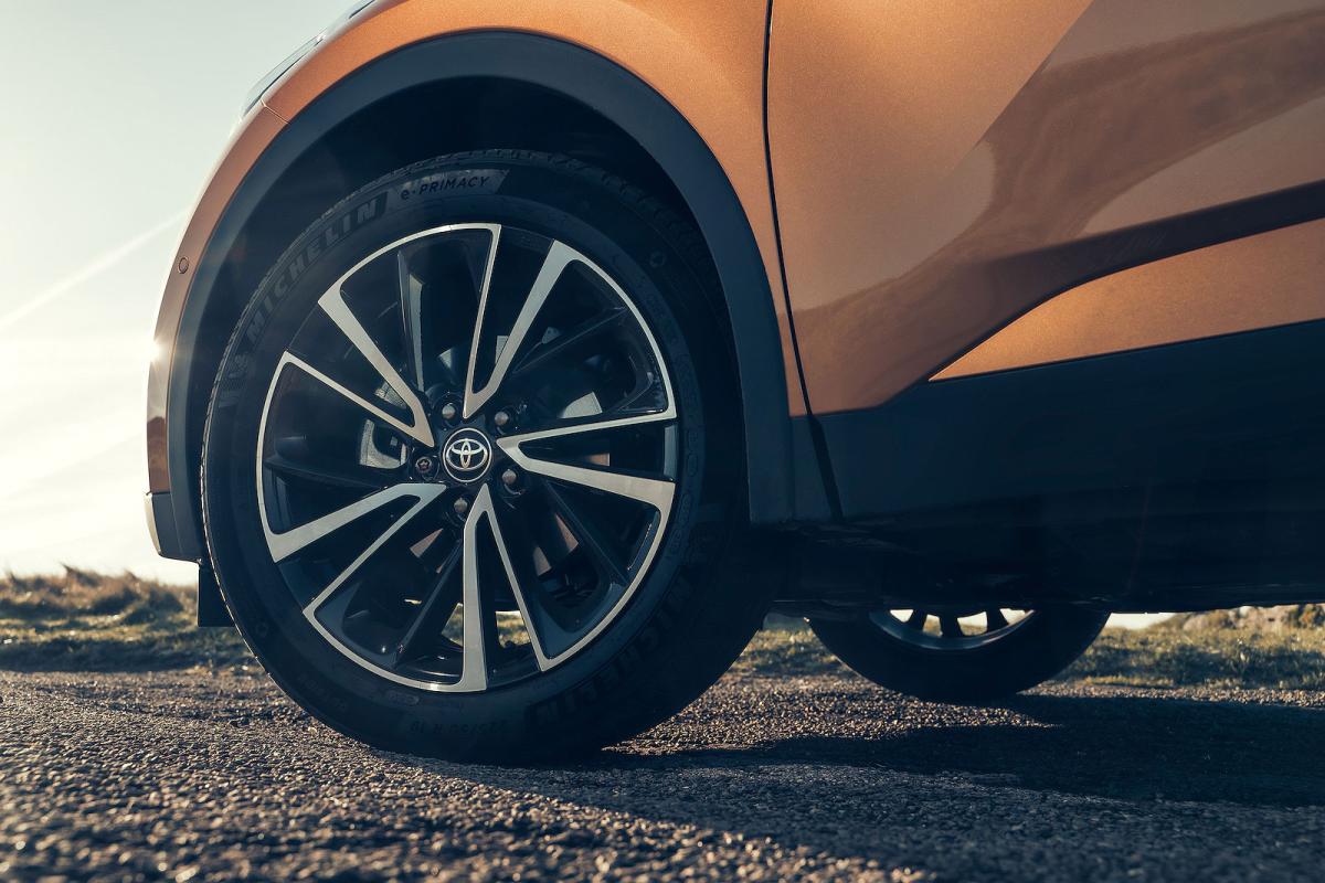 Toyota C-HR alloy wheel detail