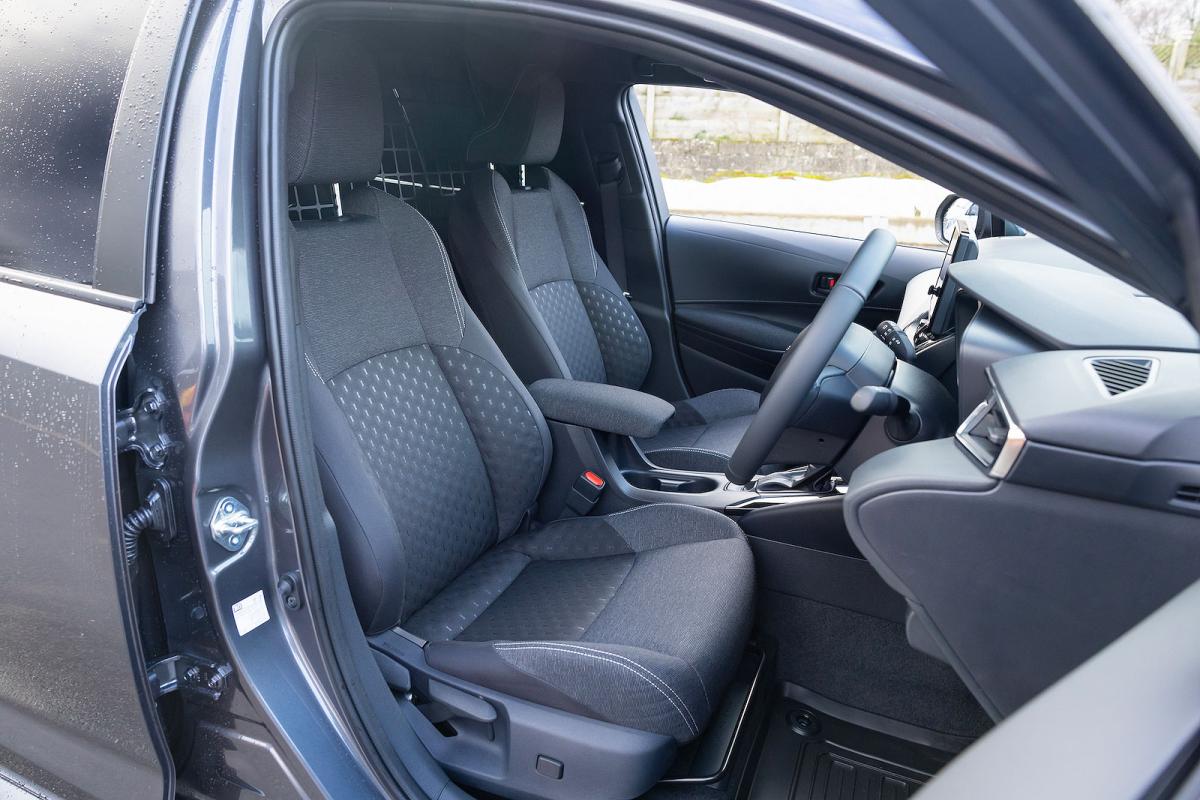 Toyota Corolla Commercial interior front seats