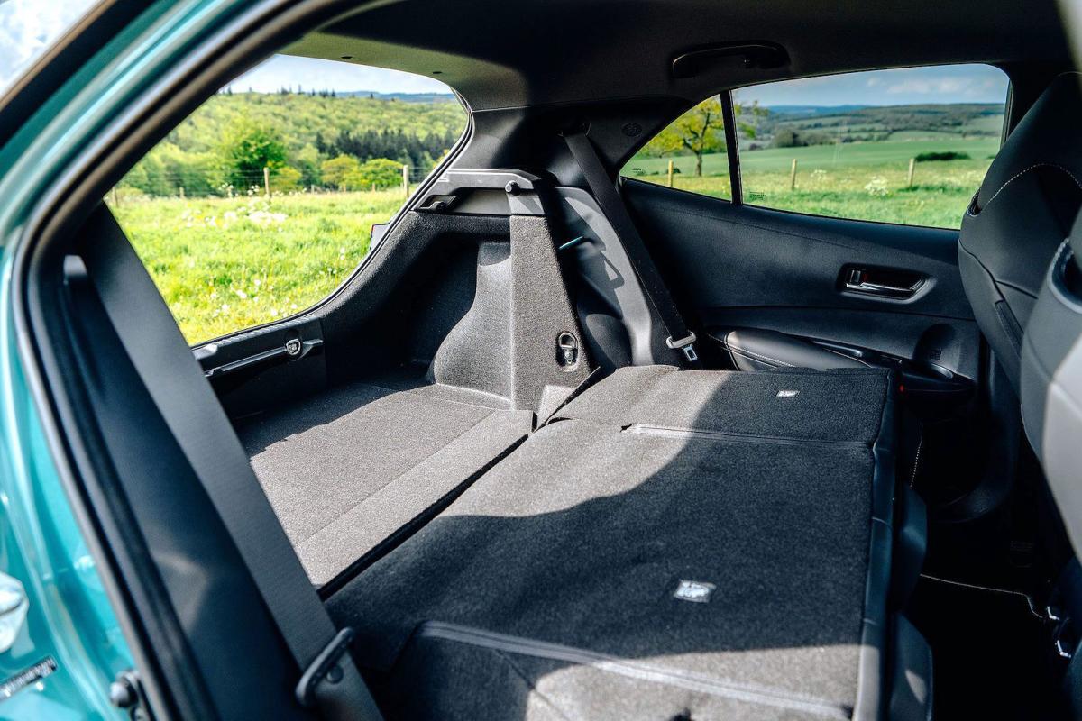 Toyota Corolla back seats
