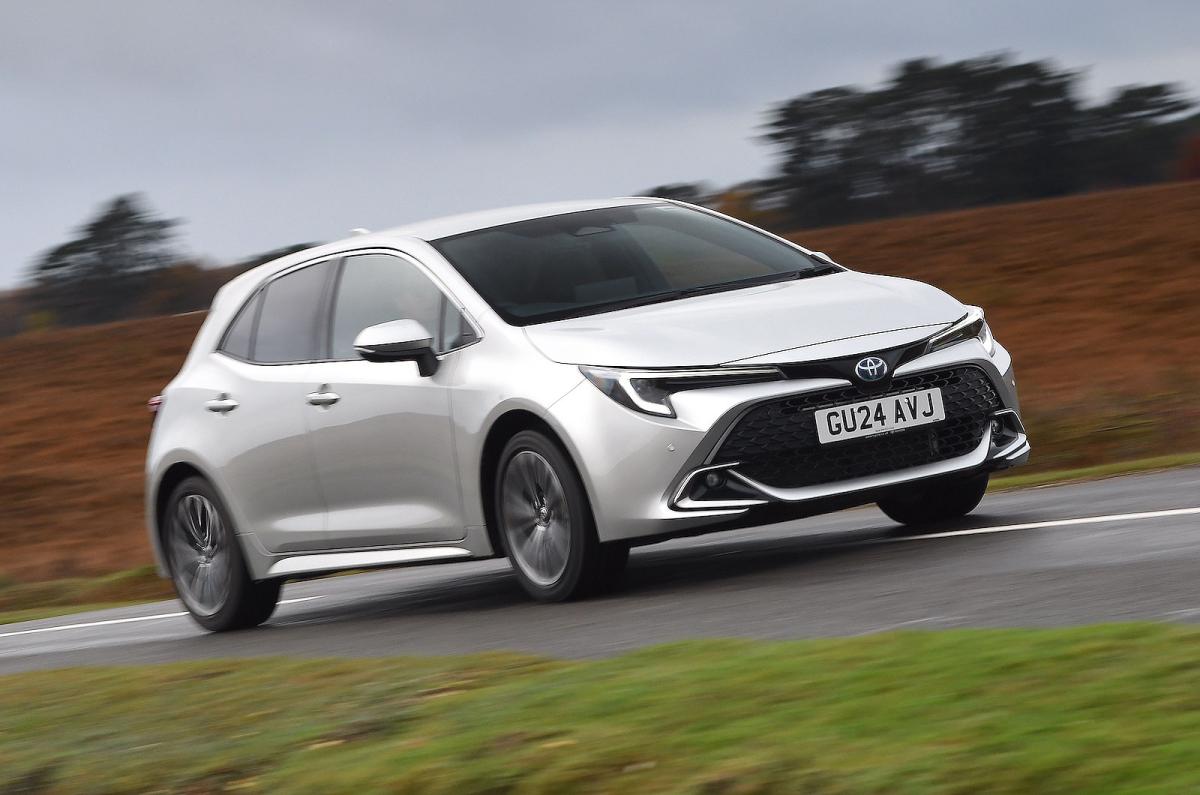 Toyota Corolla front right driving