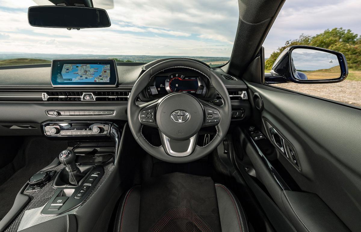 Toyota GR Supra 2022 interior dashboard