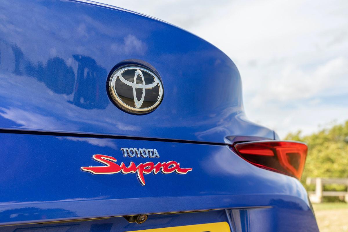 Toyota GR Supra 2022 rear badge