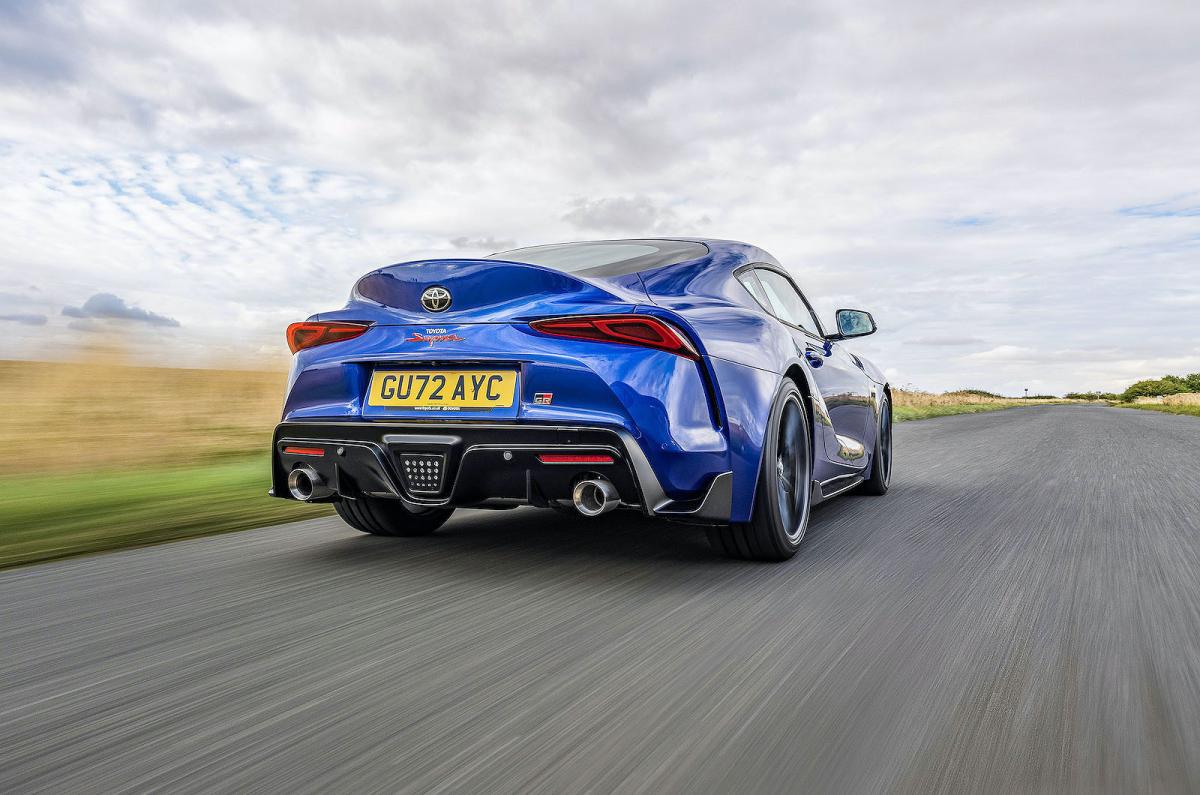 Toyota GR Supra 2022 rear right tracking