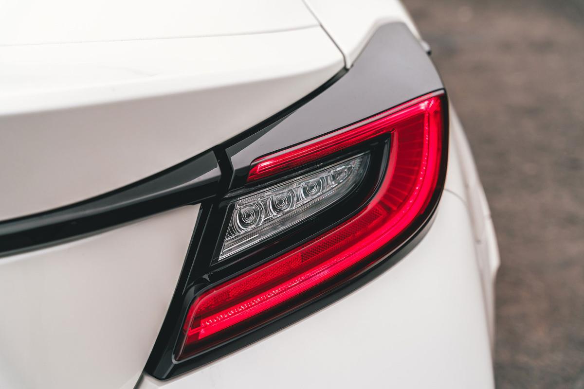 Toyota GR86 2022 rear lights detail