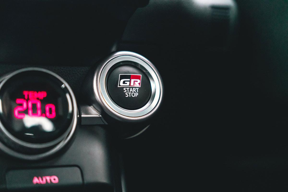 Toyota GR86 2022 interior starter button