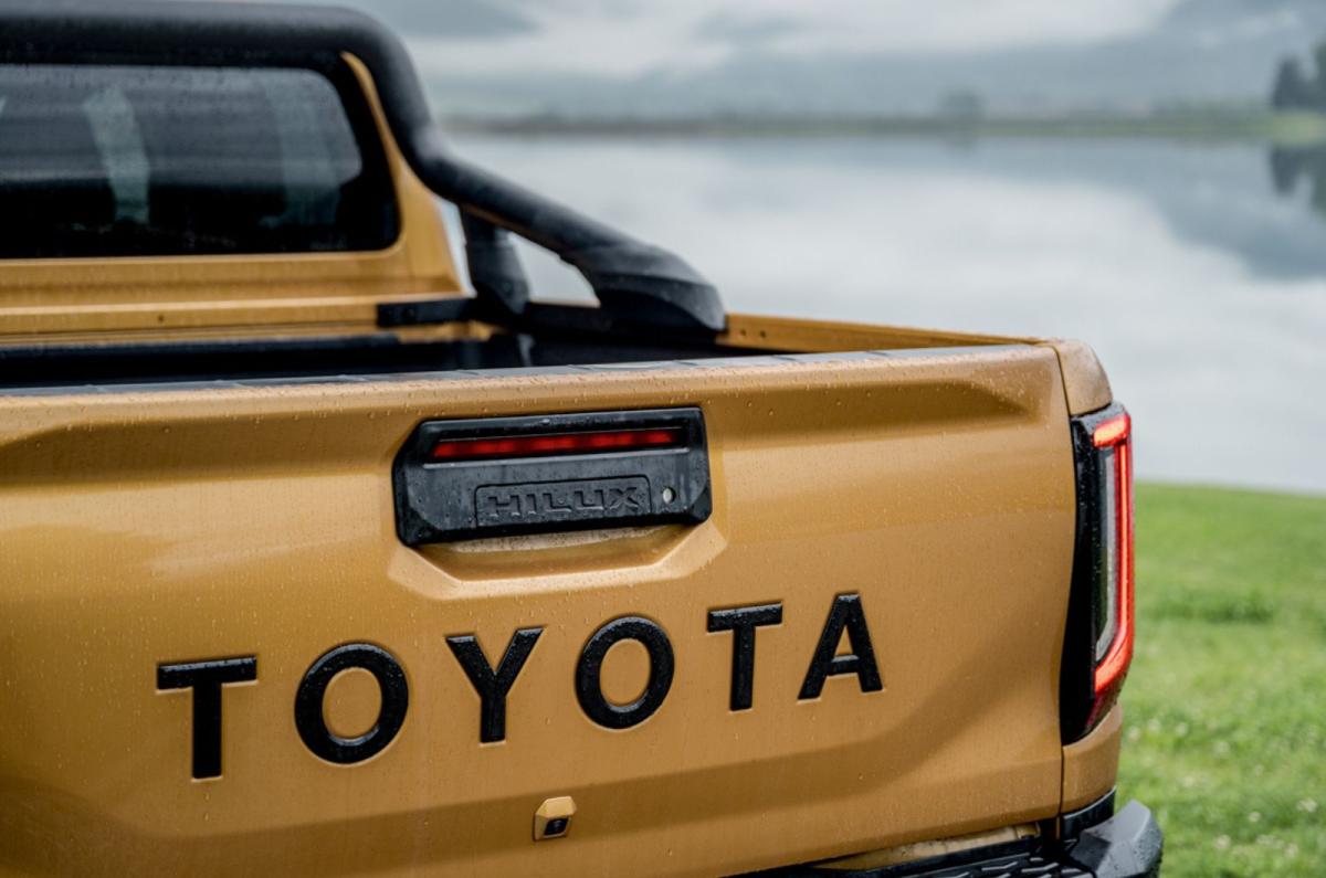 Toyota Hilux rear badge detail