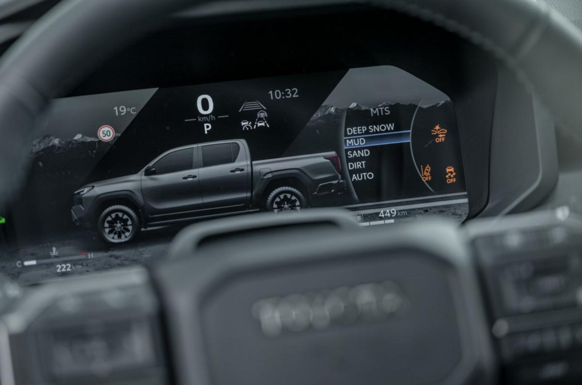 Toyota Hilux interior details