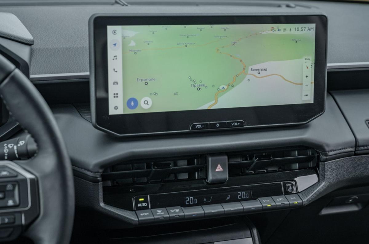 Toyota Hilux interior details