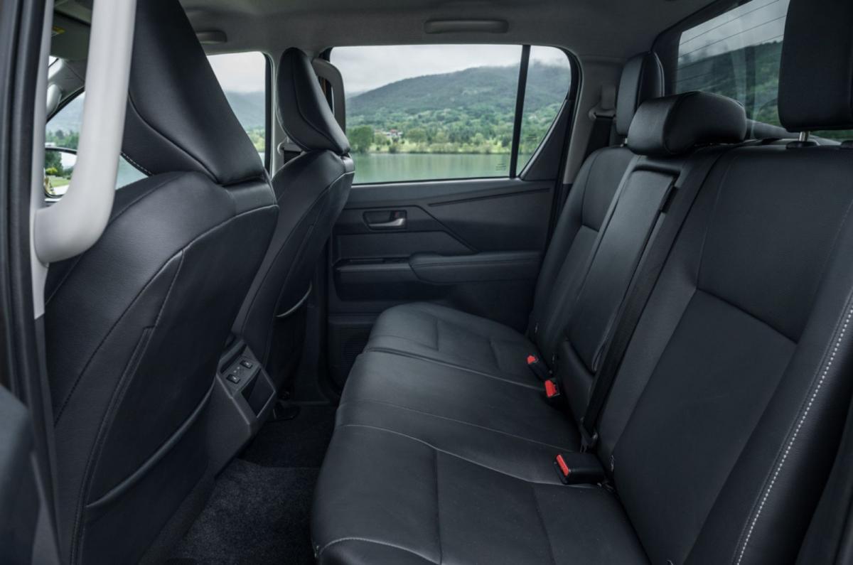Toyota Hilux interior rear seats
