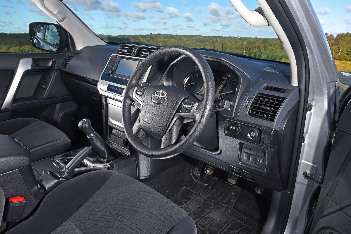 Toyota Land Cruiser Commercial interior dashboard