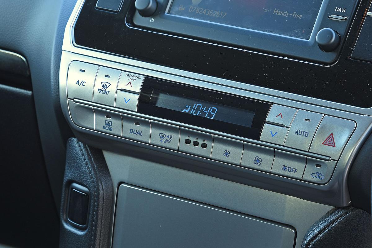 Toyota Land Cruiser Commercial interior detail