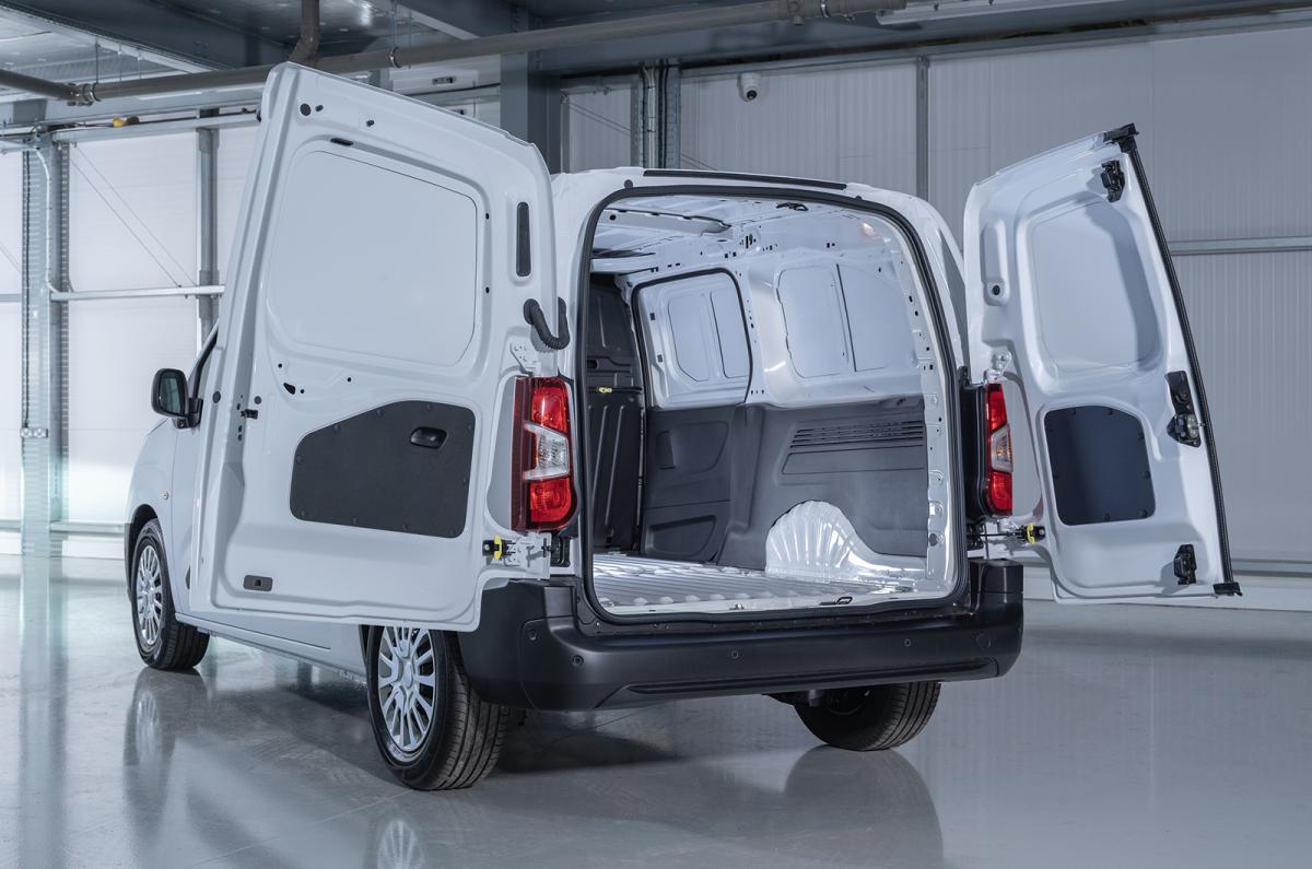 Toyota Proace City Electric rear doors open