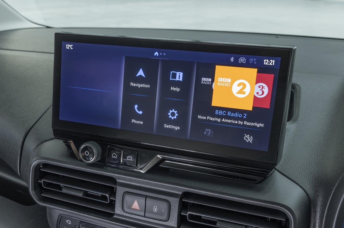 Toyota Proace City Electric touchscreen