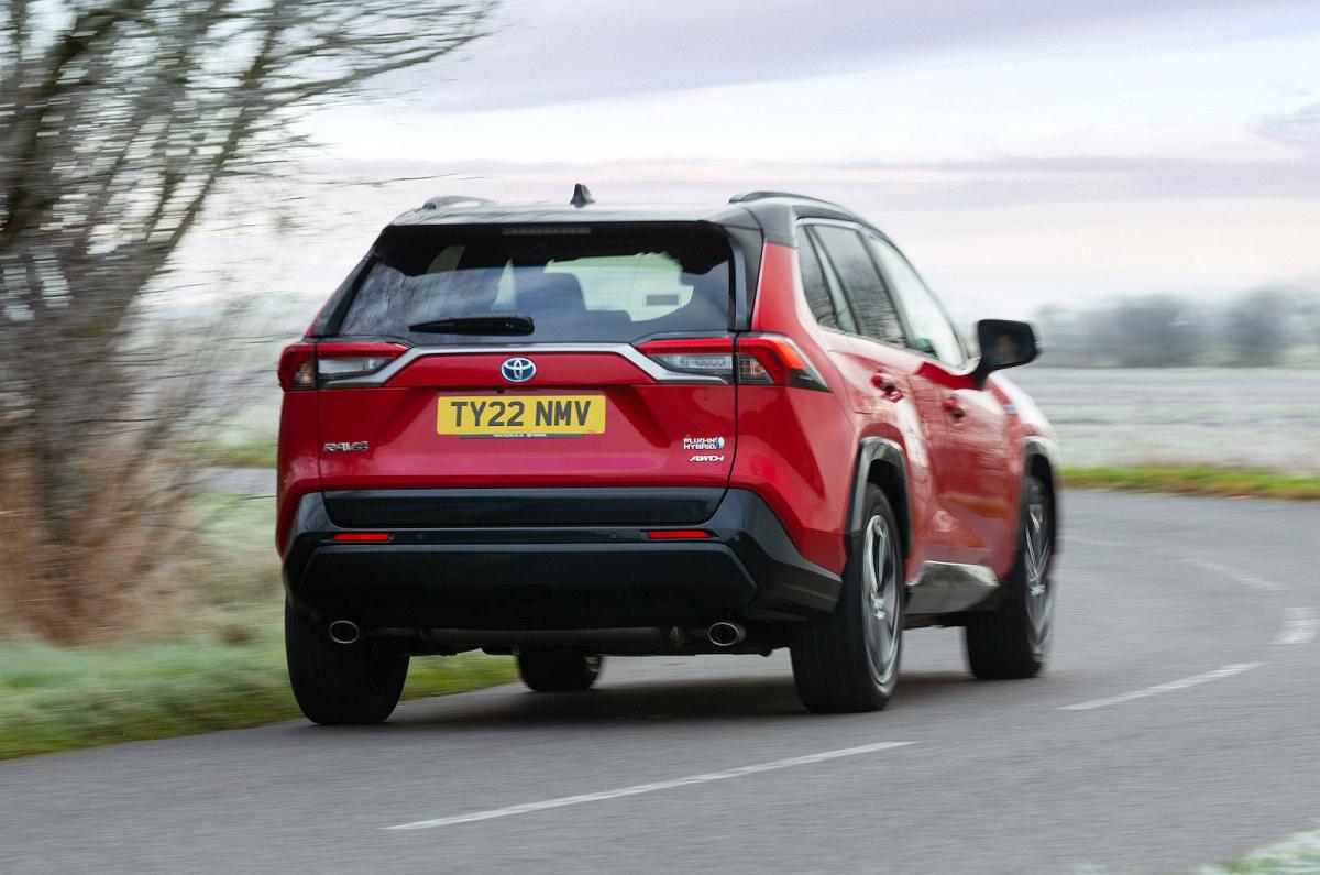 Toyota RAV4 rear cornering