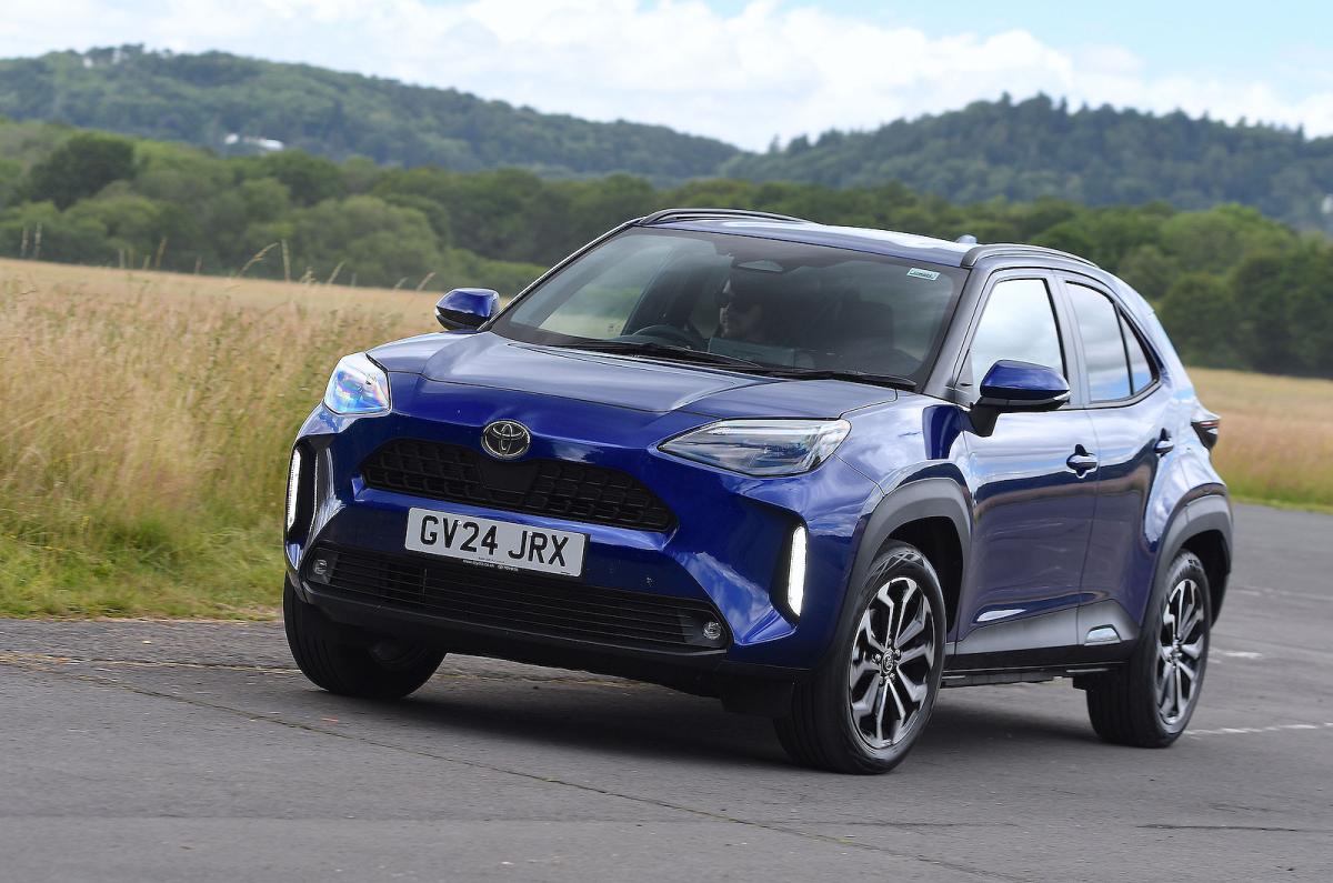 Toyota Yaris Cross front cornering