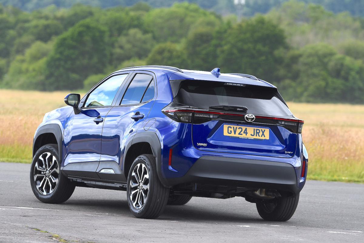 Toyota Yaris Cross rear cornering