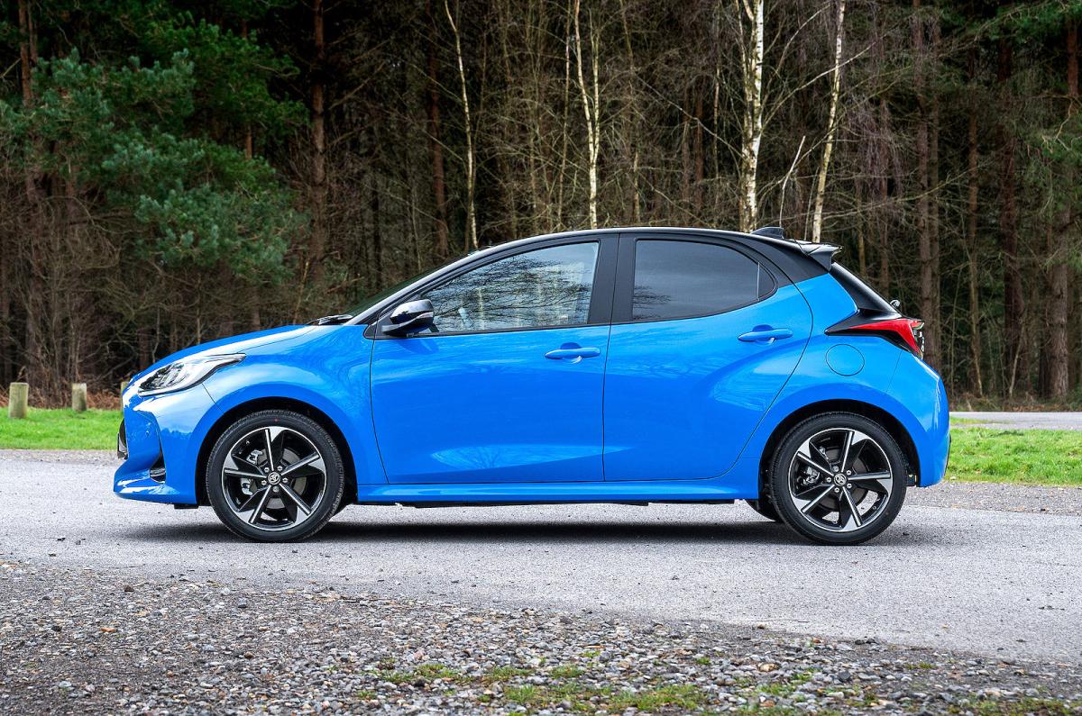 Toyota Yaris left static