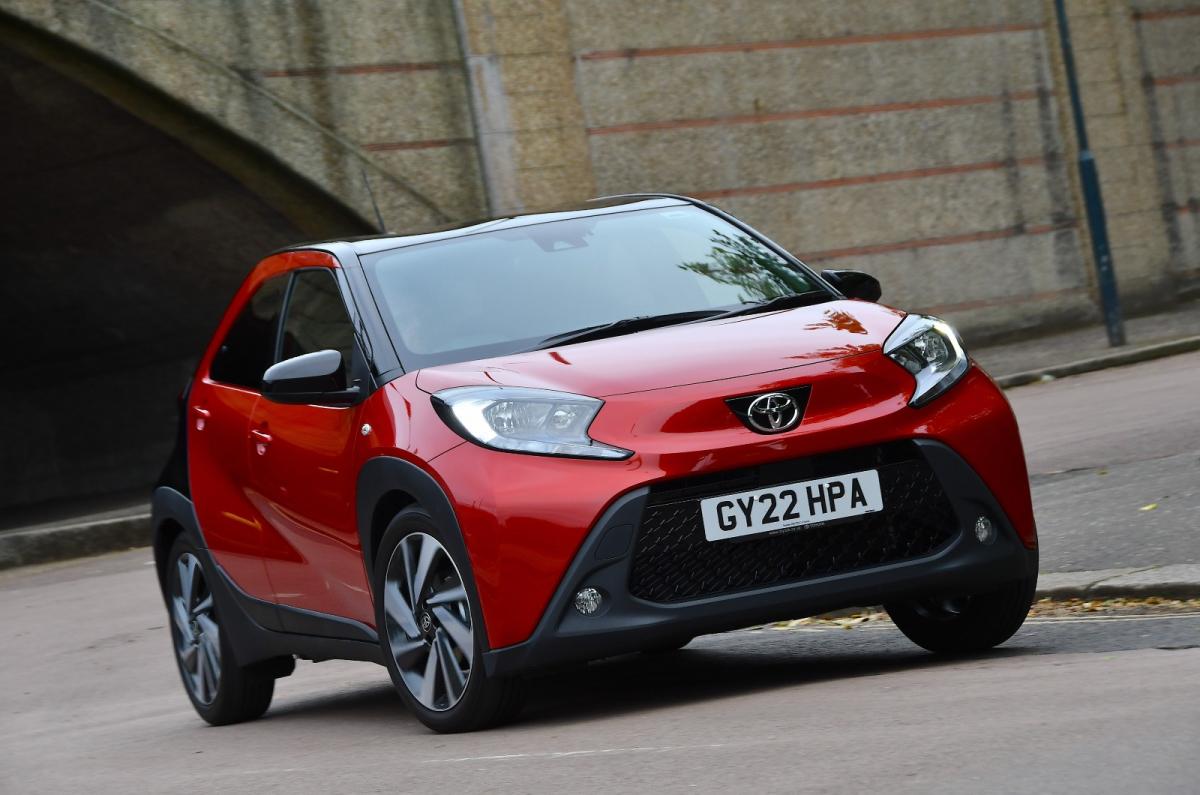 Used Toyota Aygo X 2022-present front cornering