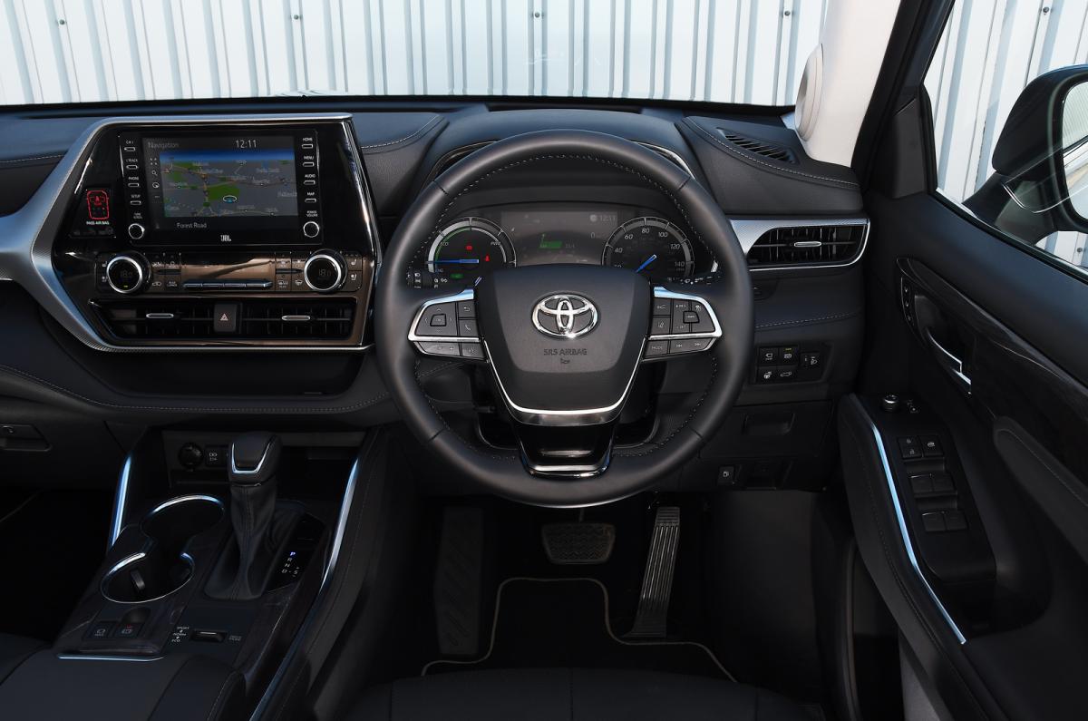 Toyota Highlander 2021 dashboard