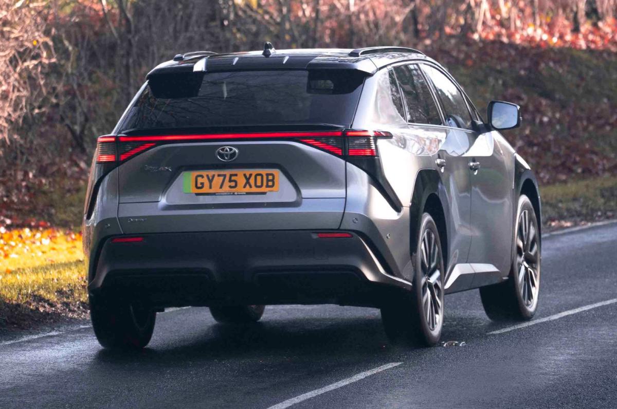 Toyota bZ4X rear dynamic