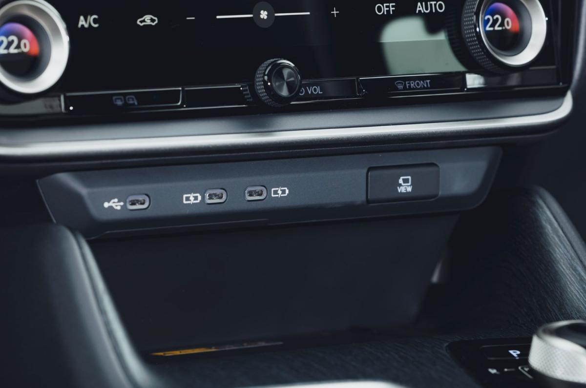 Lexus RZ interior details