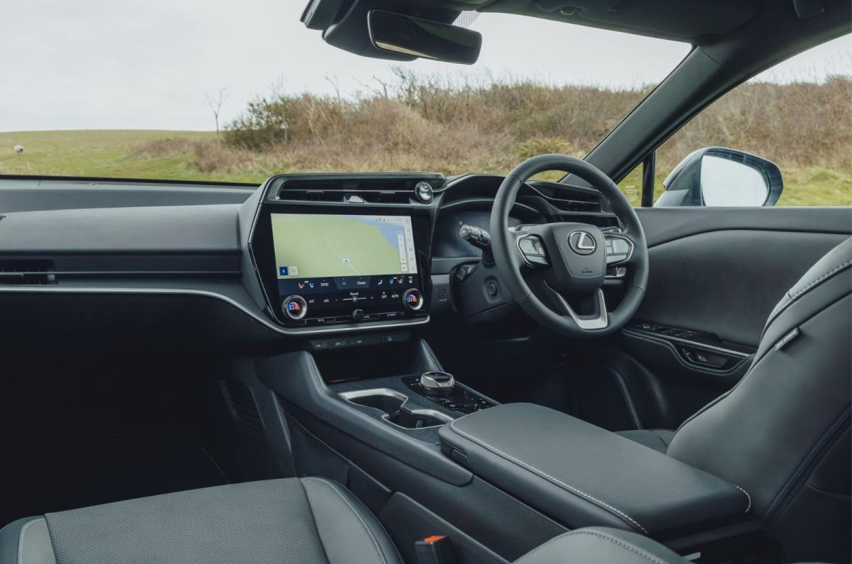 Lexus RZ interior dashboard