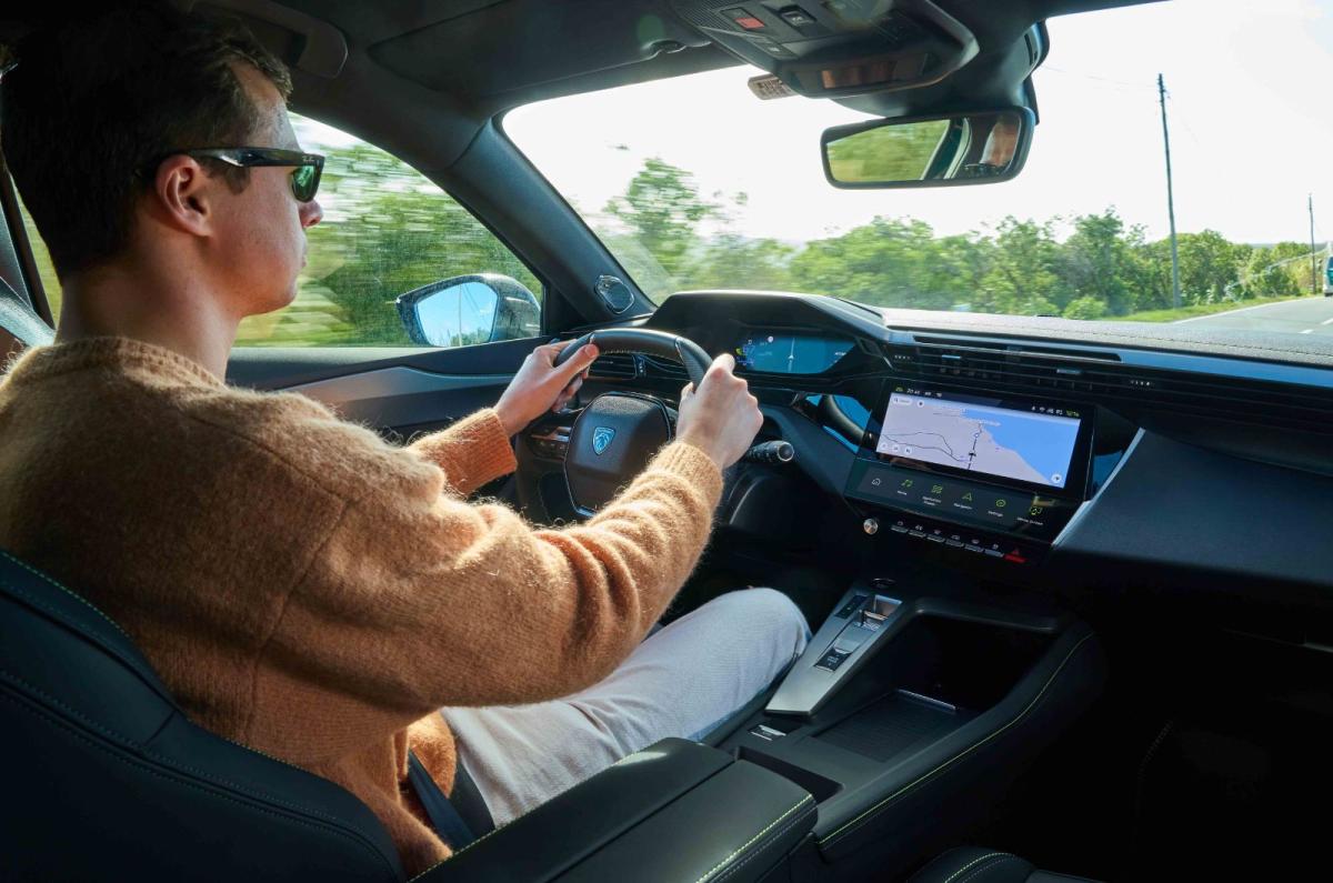 Peugeot 308 George hill interior driving