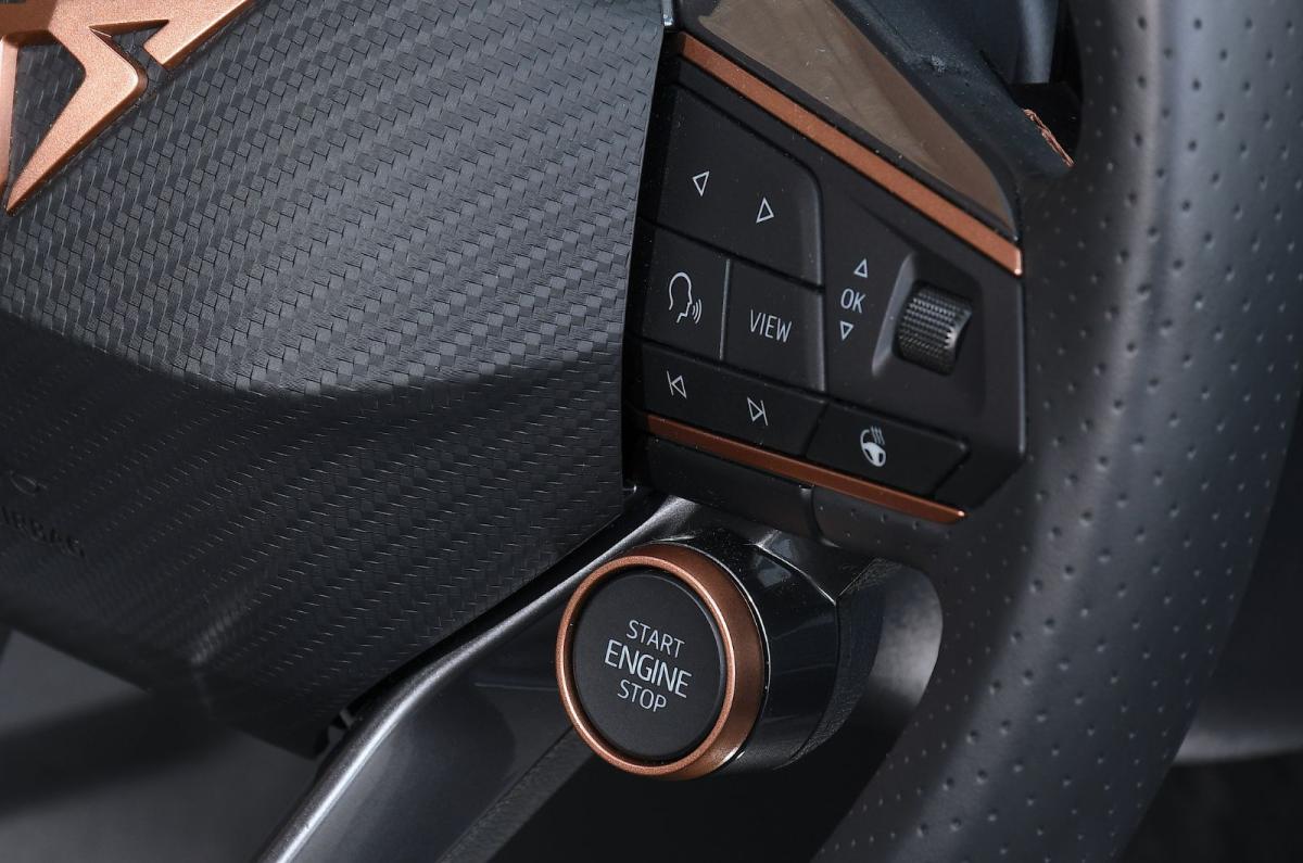 Cupra Leon interior details